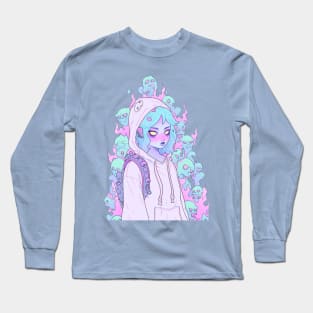 Pastel Goth Hunted Witchy Girl Long Sleeve T-Shirt